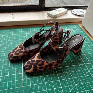 Zara Animal Print Heels (size 41)